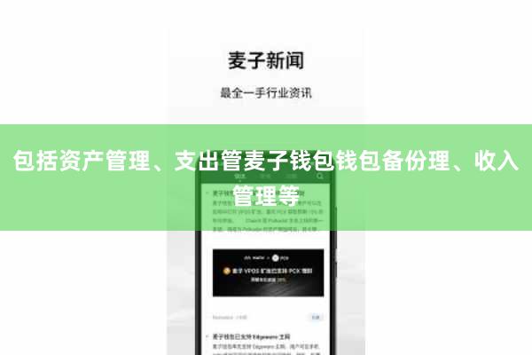 包括资产管理、支出管麦子钱包钱包备份理、收入管理等