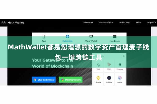 MathWallet都是您理想的数字资产管理麦子钱包一键跨链工具